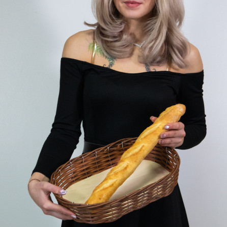 Овальная корзинка для хранения "Домашняя 35х24 см шоколадная"